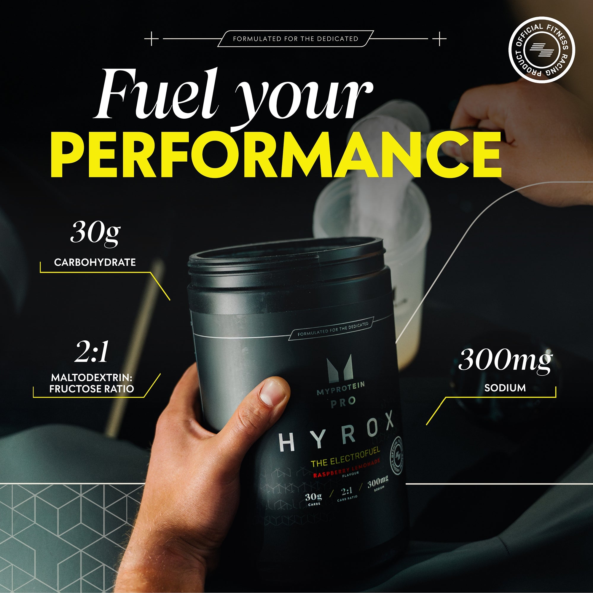 MyProtein Pro x Hyrox - THE Electrofuel - Carbohydrate Powder