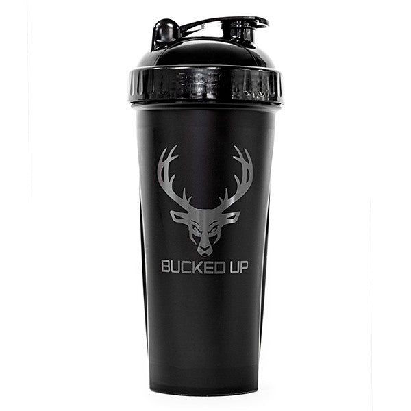 Bucked Up Perfect Shaker 28oz - 795ml / Black / Grey - Shaker Bottle (Less Than 2 Litres)