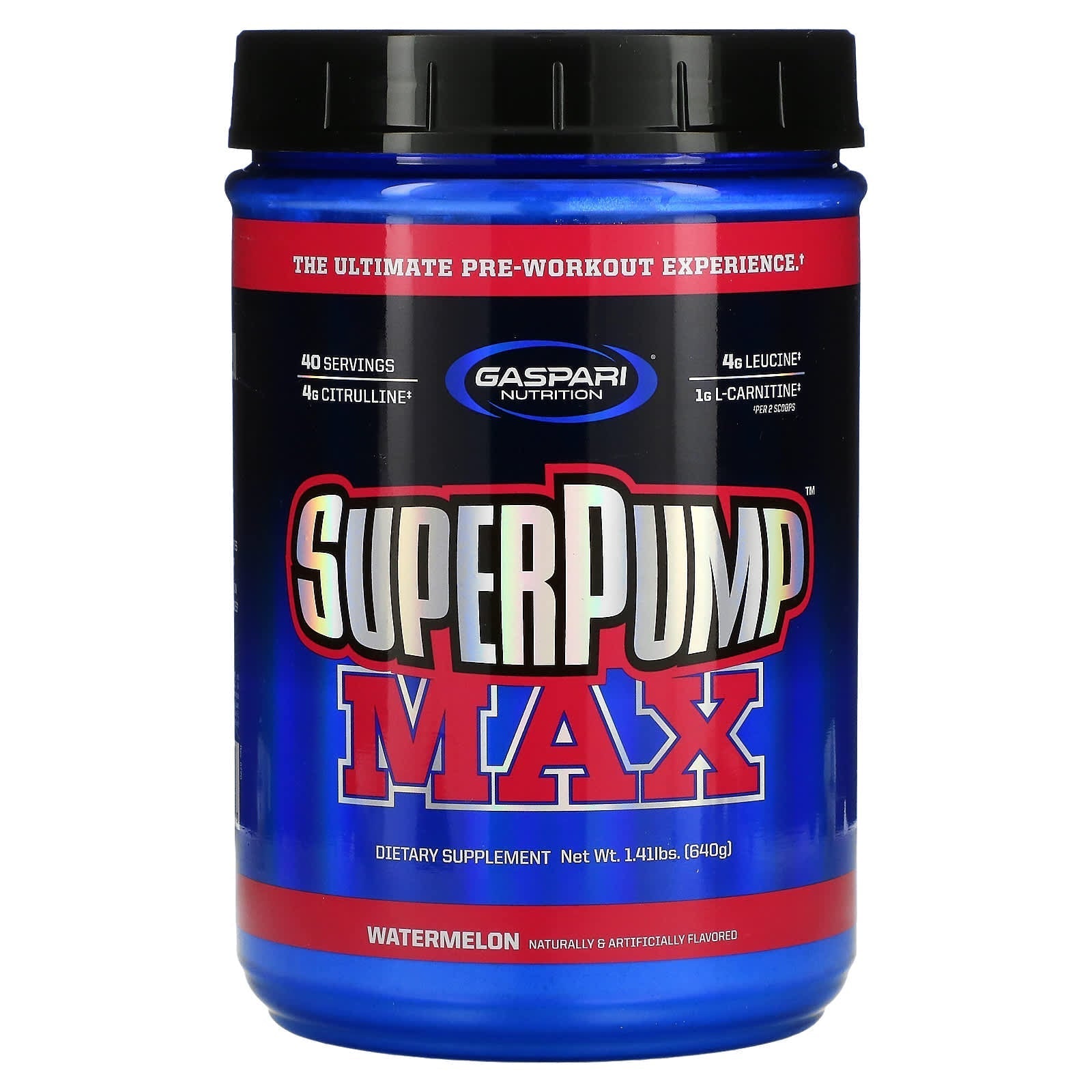 Gaspari Nutrition SuperPump Max - 640g / Watermelon - Pre-Workout Powder