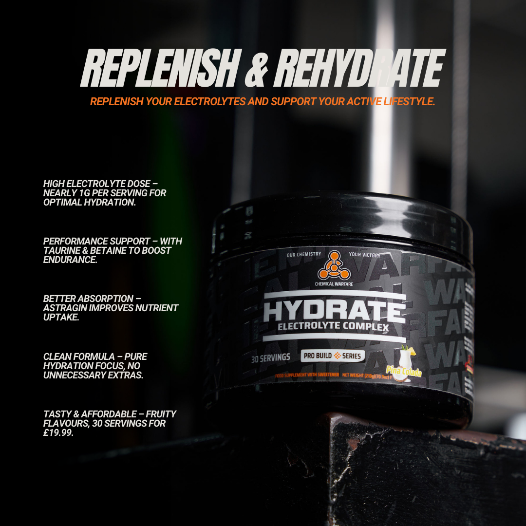 Chemical Warfare HYDRATE: Electrolyte Blend 1kg - MyGymSupplements