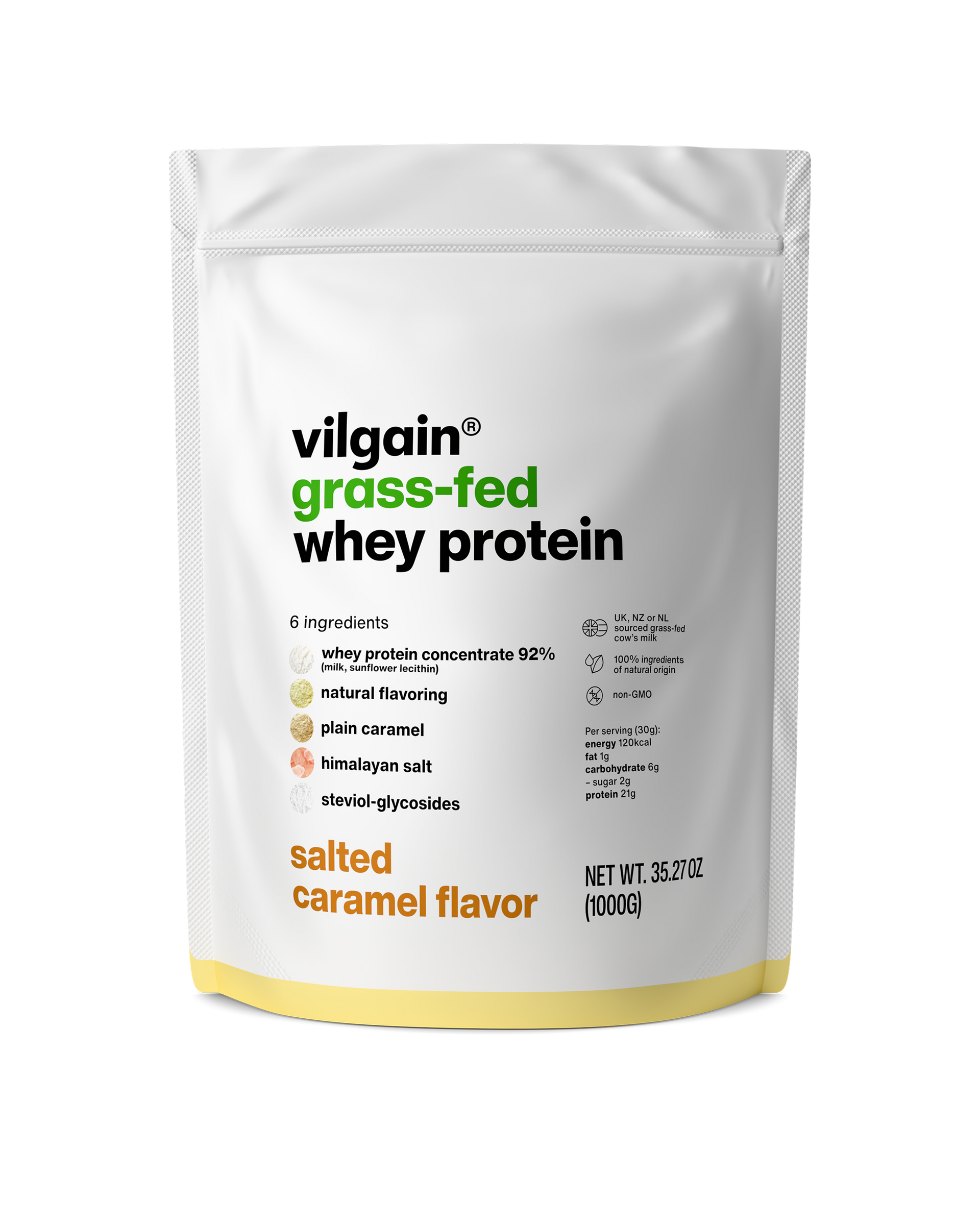 Vilgain Grass-fed Whey Protein 1000g