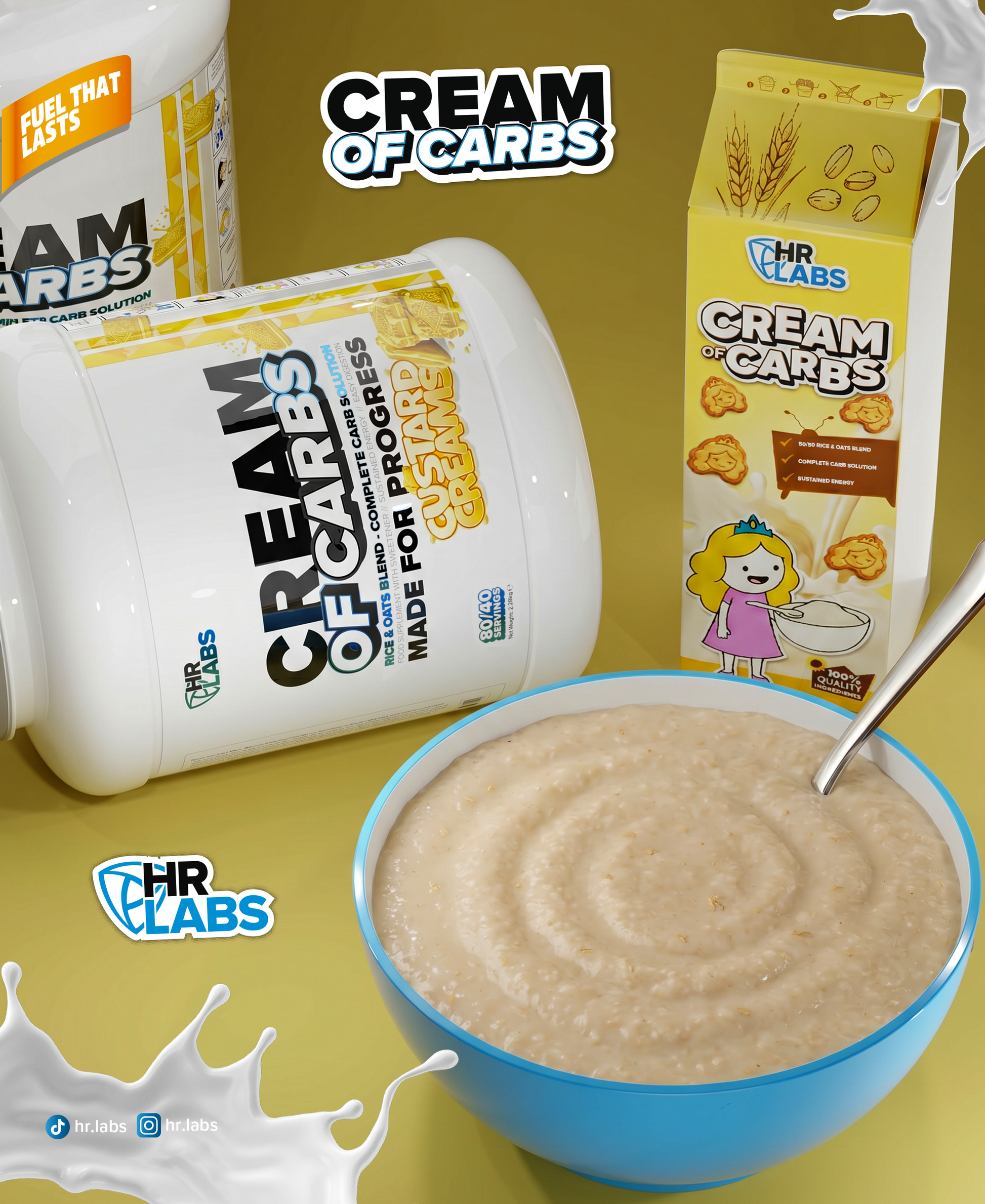 HR Labs Cream of Carbs 2.28kg