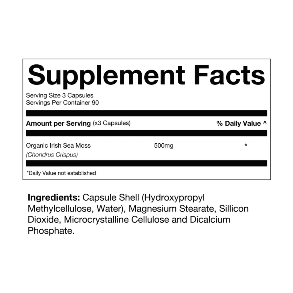 The Ten Percent Club Irish Sea Moss - MyGymSupplements