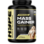 HYPE Mass Gainer - 3kg / Vanilla - Weight Gainer Powder