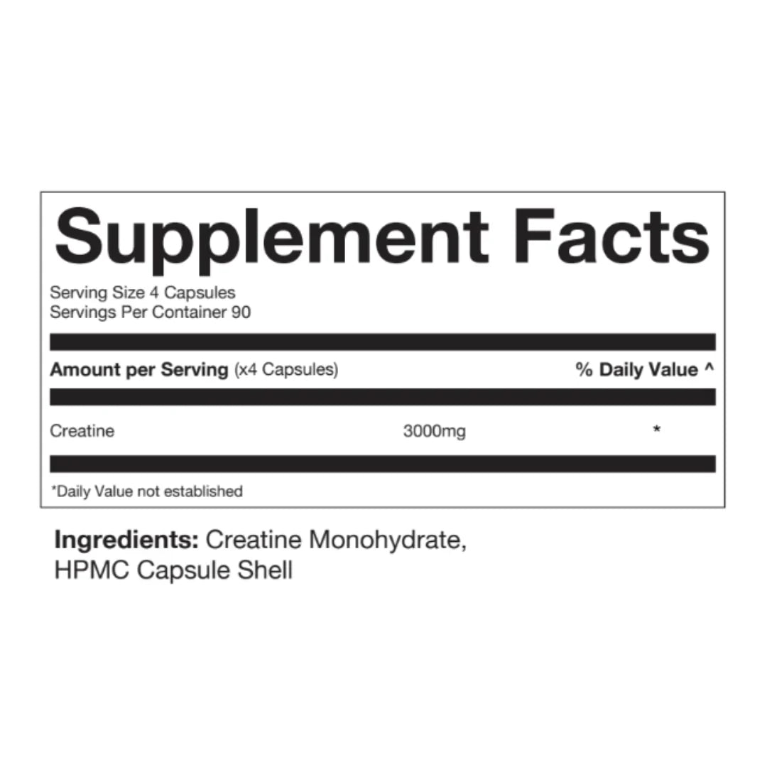 The Ten Percent Club Creatine Max - 90 Caps - Nootropics