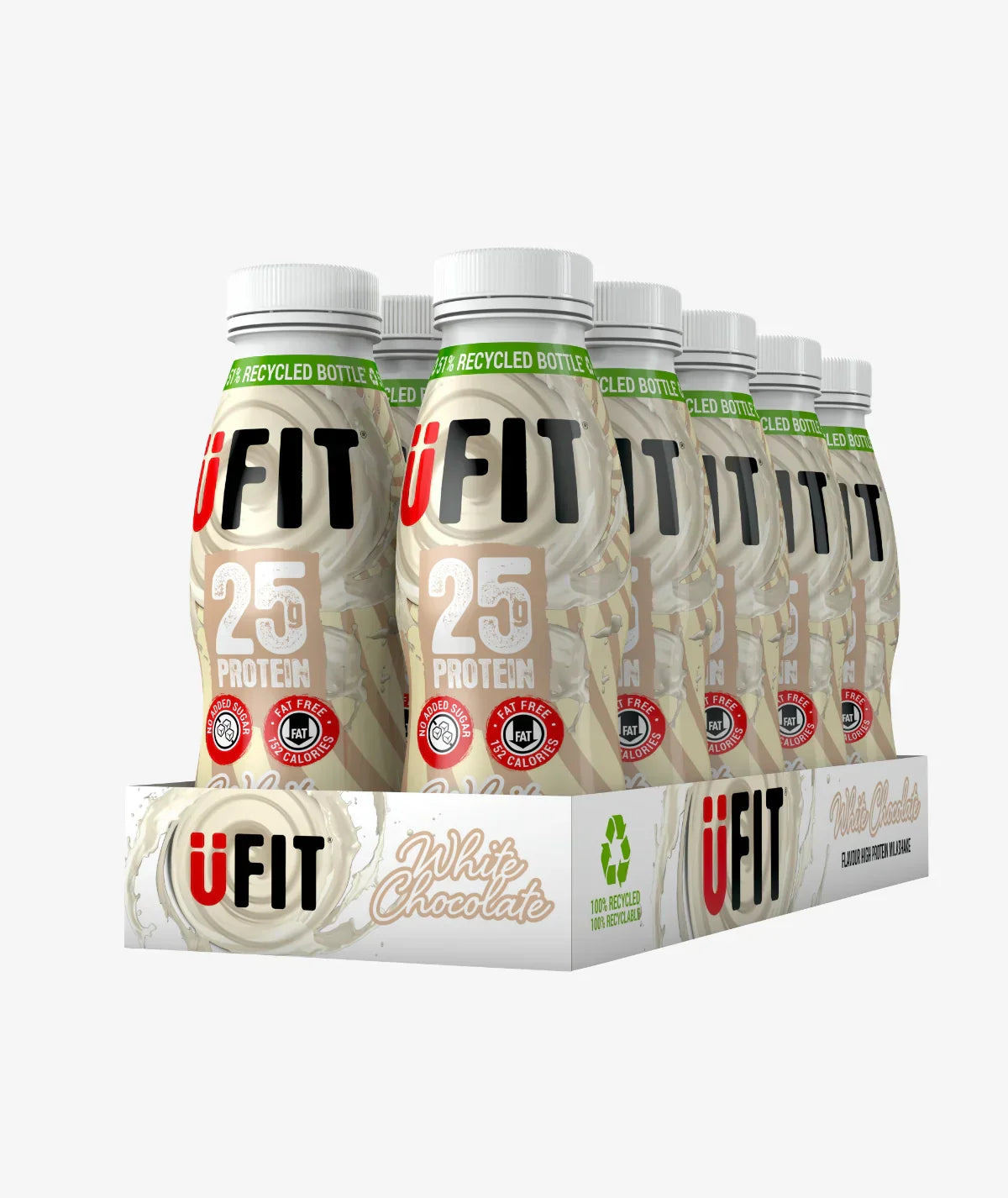 UFIT Protein RTD - 10x330ml / White Chocolate - Whey Protein Ready-to-Drinks