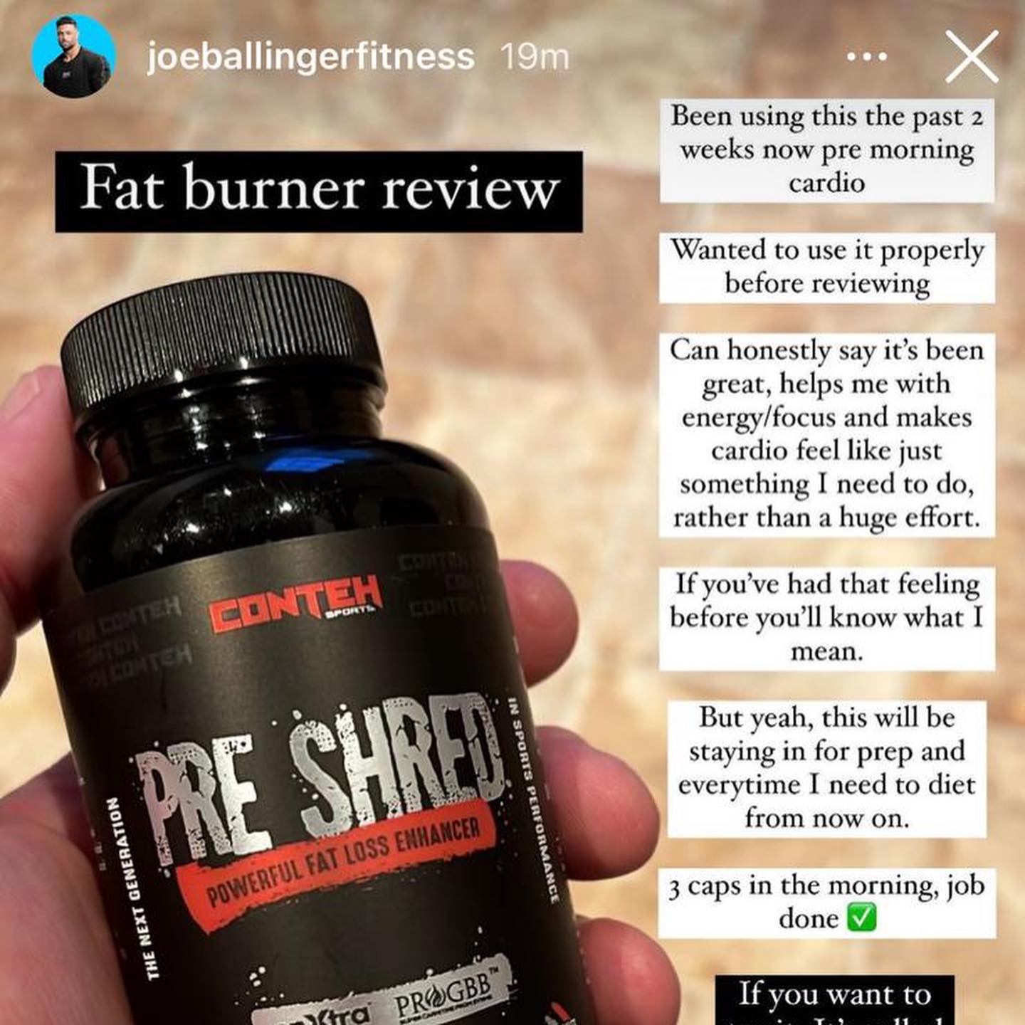Conteh Sports Pre Shred 200 Caps - 90 Caps - Weight Loss Support Capsules