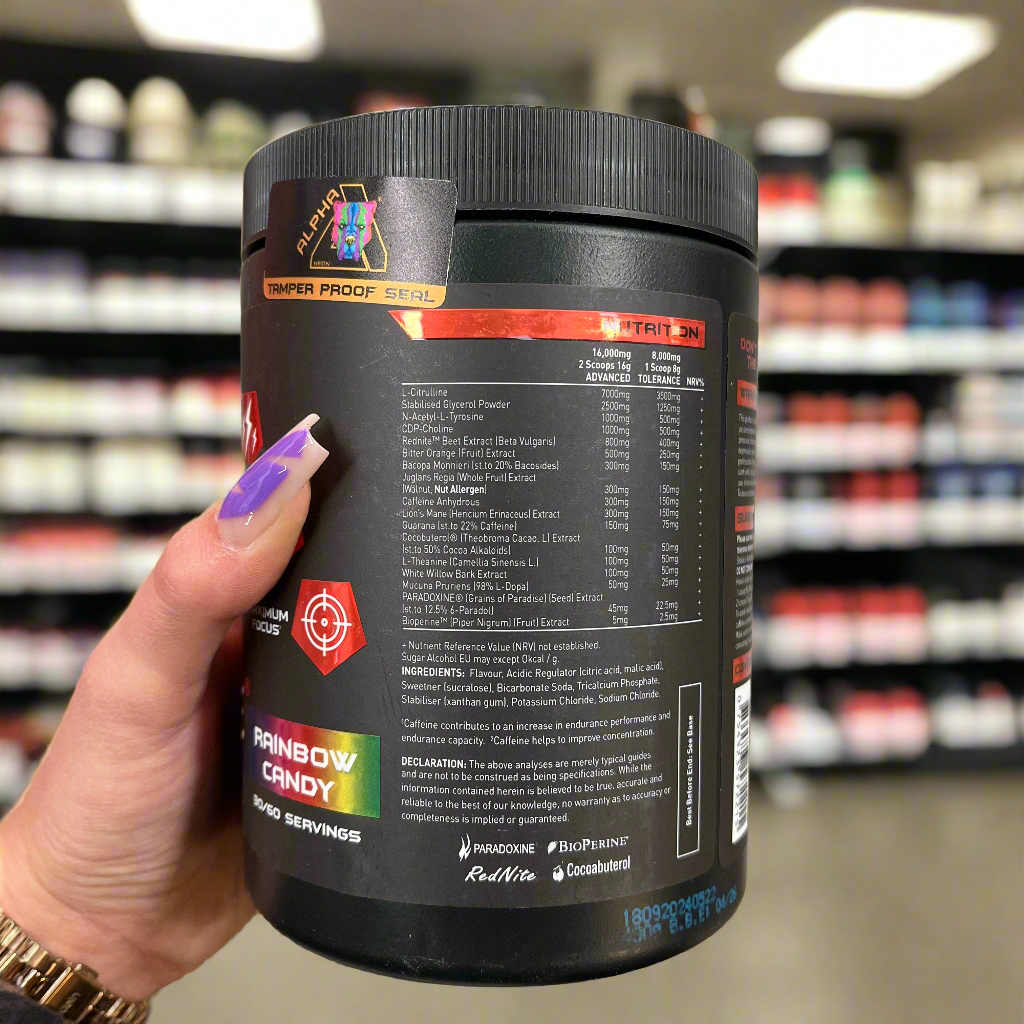 Alpha Neon Darkside Onslaught - Pre-Workout Powder