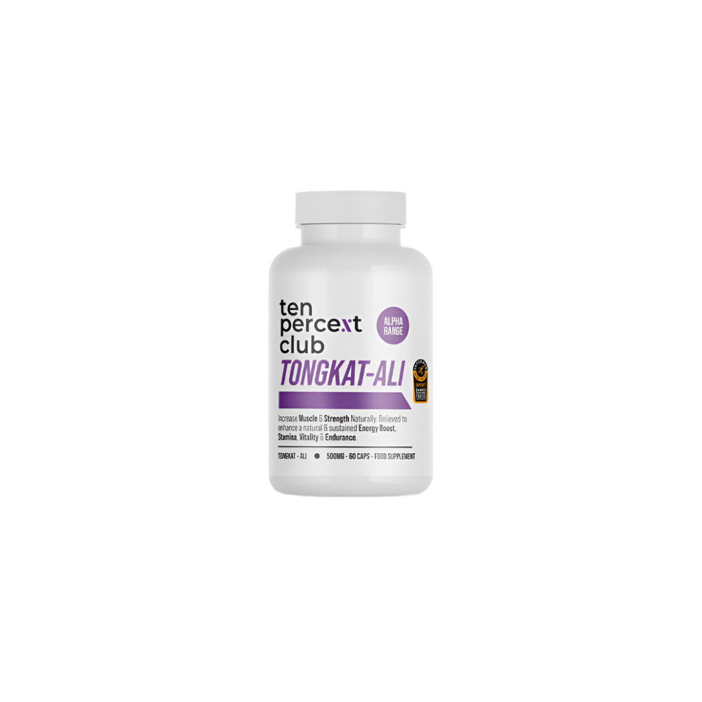 The Ten Percent Club Tongkat Ali (Informed Sport Certified) - 60 Caps - Testosterone Booster Capsules