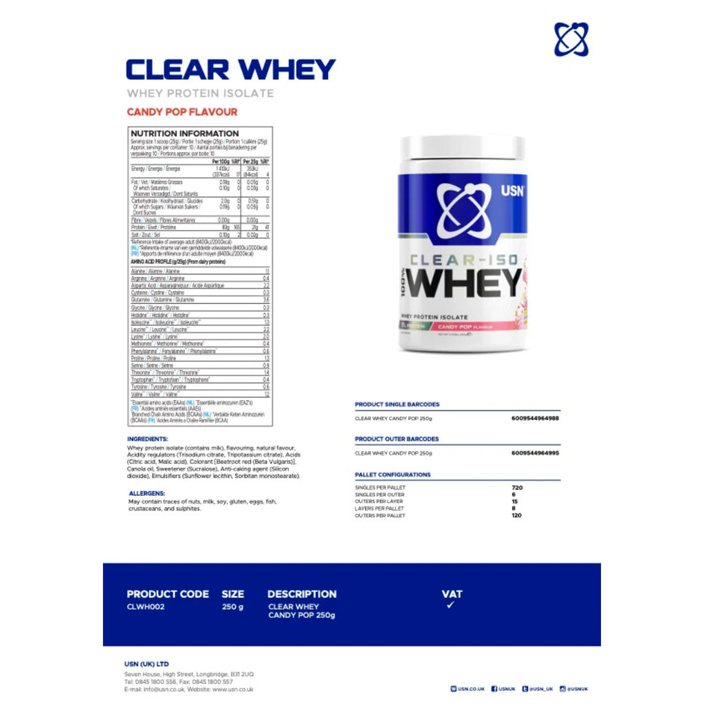 USN Isoclear Whey - MyGymSupplements