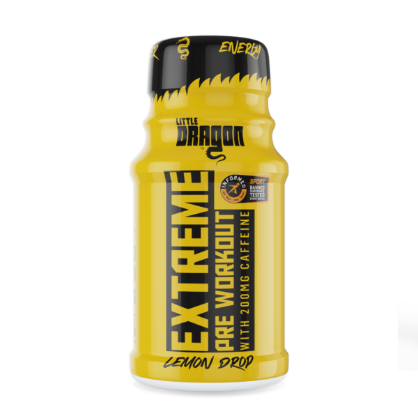 Little Dragon Extreme Pre-Workout Shot Drop - 12x60ml / Lemon - Pre-Workout Shots