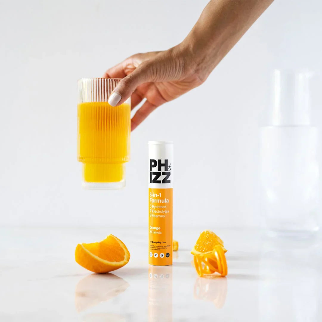 Phizz 3-in-1 Multivitamin & Rehydration Electrolyte Effervescent - Hydration Tablets