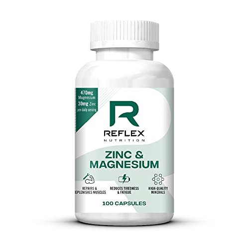 Reflex Nutrition Zinc & Magnesium - 100 Caps - All-In-One Gainer Powder