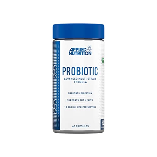 Applied Nutrition Probiotic Advanced Multi-Strain Formula with 10 Billion CFU capsules
