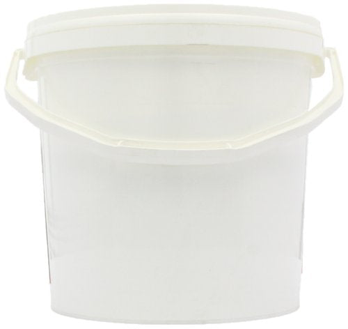 White plastic bucket with lid and handle for NutriSport Weight Gain and gain mass catalyst