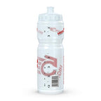 White BPA-free plastic HIGH5 Drinks Bottle with measurement markings, easy pouring design