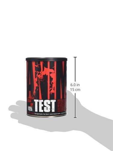 Black and red Animal Test supplement container with animal test formula pro-androgen complex and arachidonic acid