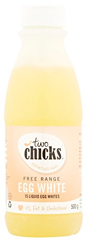 Bottle of Two Chicks Free Range Liquid Egg Whites for easy meal prep