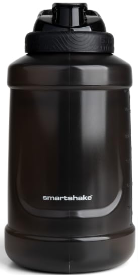 SmartShake Ultimate Gym Jug 2.1L - 2100ml / Black - Water Bottle (more than 2 litres)