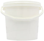 White plastic bucket with lid and handle for NutriSport Weight Gain and gain mass catalyst