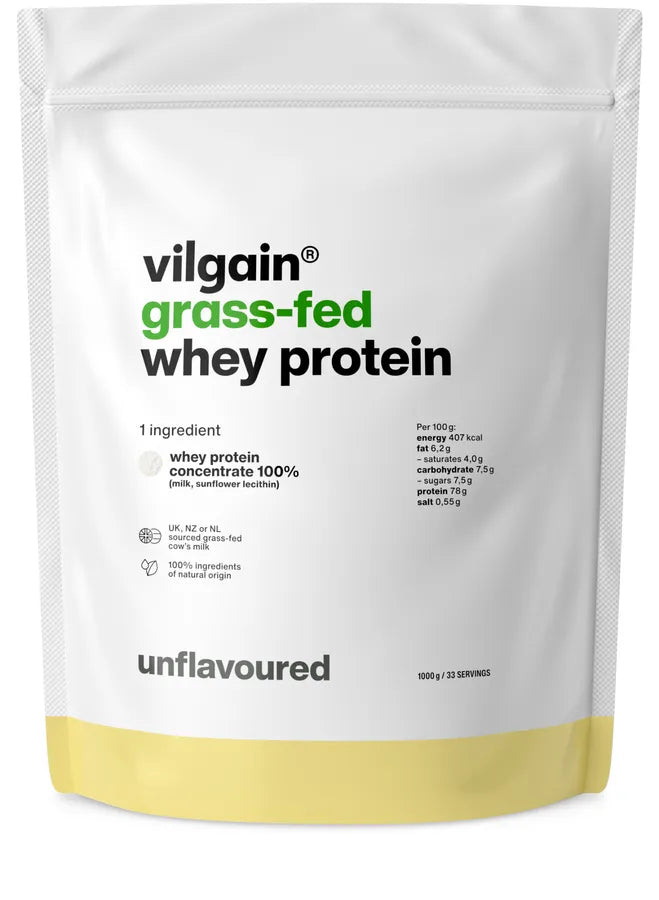 Vilgain Grass-fed Whey Protein 30g - MyGymSupplements