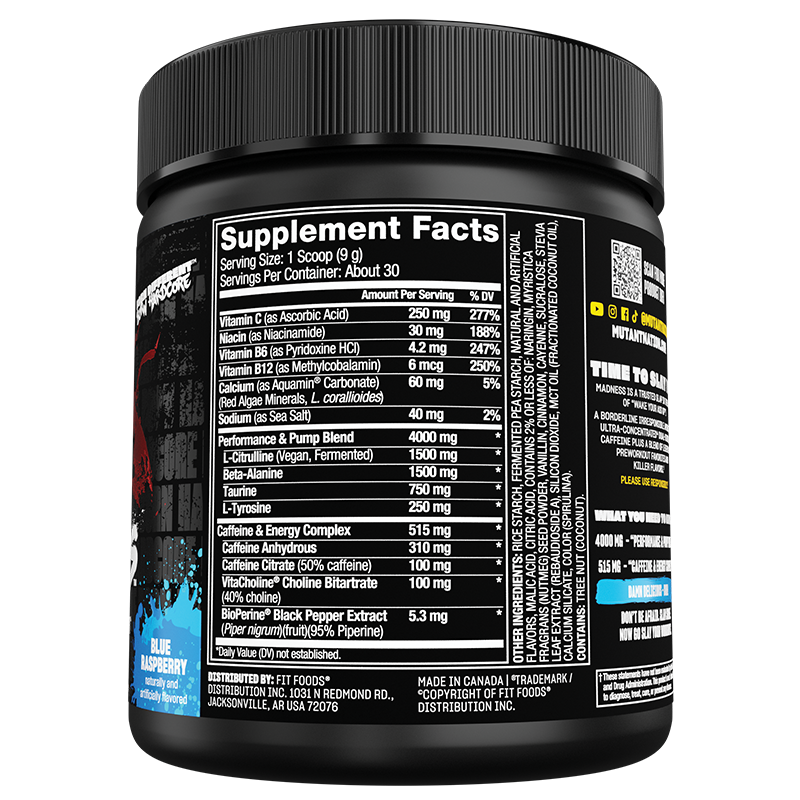 Mutant Madness - Pre-Workout Powder