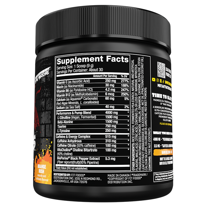 Mutant Madness - Pre-Workout Powder