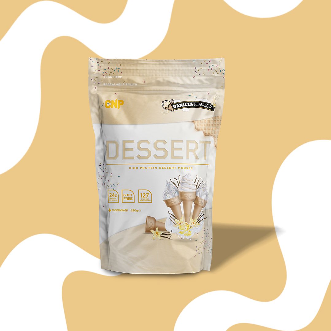 CNP Professional Dessert vanilla-flavored protein mix for a guilt-free treat with digestive enzymes