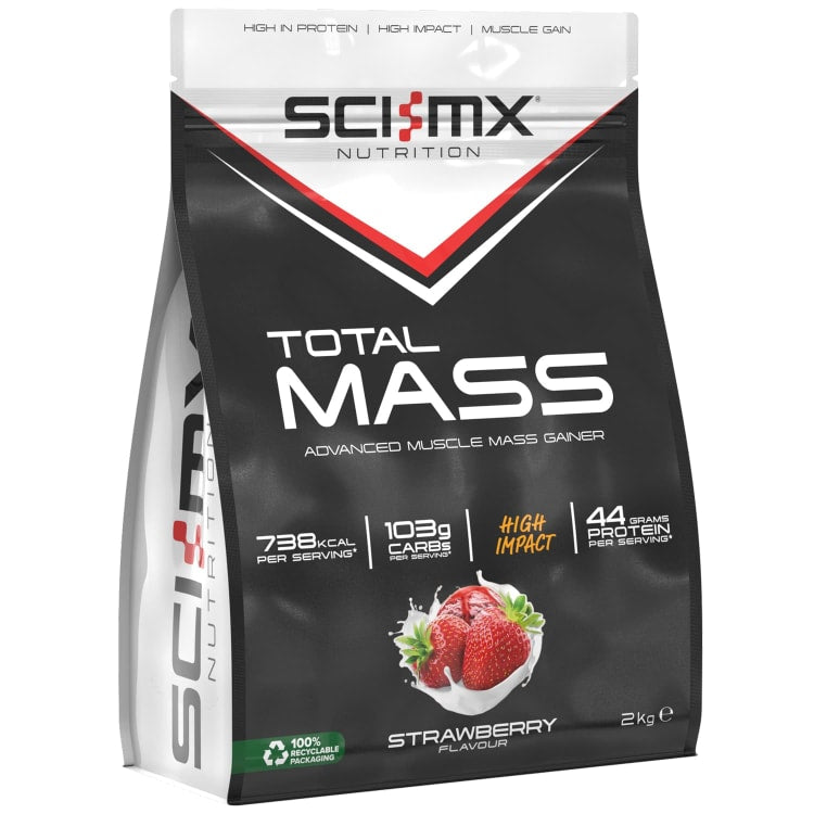 Sci-MX Total Mass 2kg Vanilla - Protein Blends