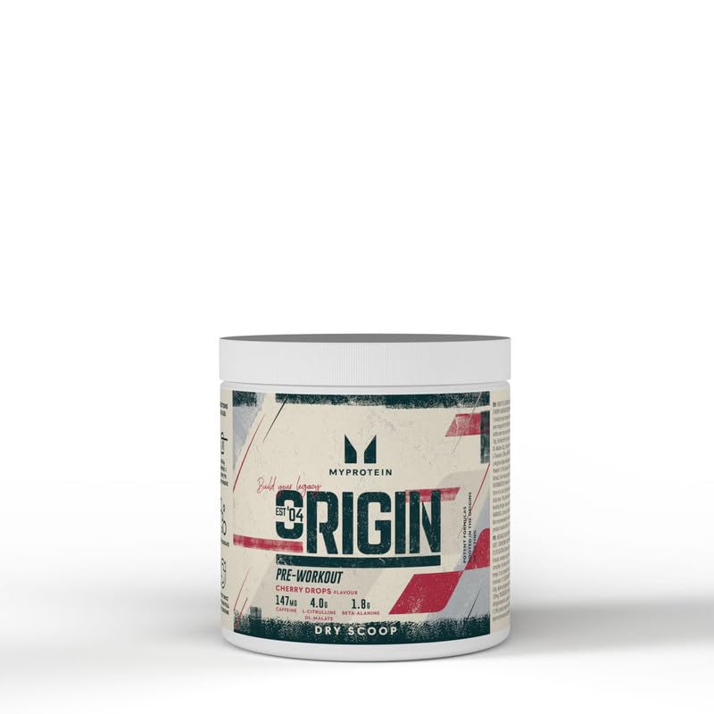 MyProtein Origin Pre-Workout Dry Scoop - 288g / Cherry Drops - Pre-Workout Powder