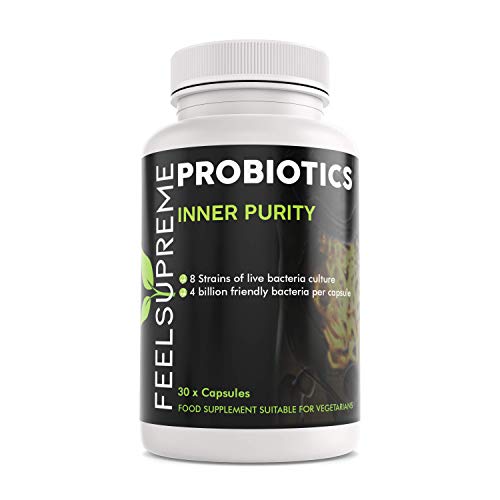 Feel Supreme Probiotics - 30 Veg Caps - Digestion Support Capsules