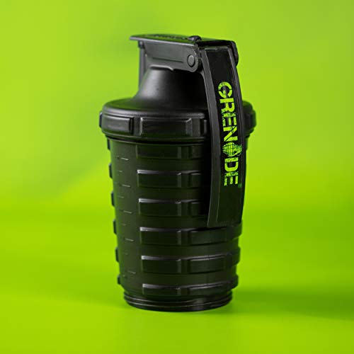 Grenade Shaker - 600ml / Black - Shaker Bottle (Less Than 2 Litres)