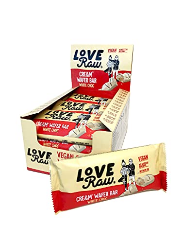 LoveRaw Vegan Cream Filled Wafer Bar - Vegan Protein Bars