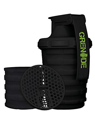 Grenade Shaker - 600ml / Black - Shaker Bottle (Less Than 2 Litres)