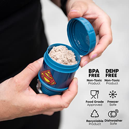 Smartshake Lite DC Comics Whey2Go Funnel Superman - 110ml - Powder Funnel