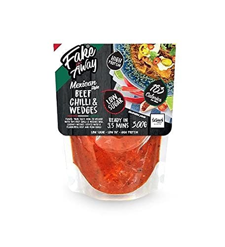 The Skinny Food Co Skinny Ready Meal 300g Mexican Beef Chilli & Wedges - Diet & Nutrition