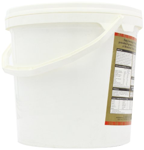White plastic bucket with handle for NutriSport Weight Gain gain mass catalyst whey protein isolate