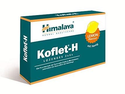 Himalaya Koflet-H 2x6 Lonzenges - 12 Softgels / Lemon - Immunity Support Lozenges