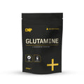 Black pouch of CNP Glutamine with pure L-glutamine monohydrate for muscle recovery