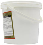 White plastic bucket with handle for NutriSport Weight Gain gain mass catalyst whey protein isolate