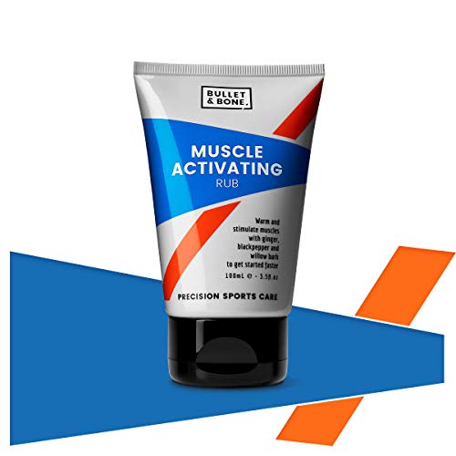 Bullet & Bone Muscle Activating Rub tube for powerful warming and muscle activation