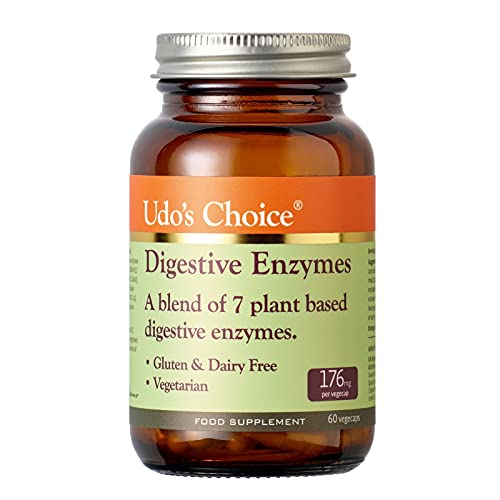Udo’s Choice Digestive Enzyme Blend - 60 Caps - Digestion Support Capsules