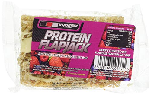 Vyomax Nutrition Protein Flapjacks Cookies & Cream - 12x100g / Cookies & Cream Flavour - Protein Flapjacks