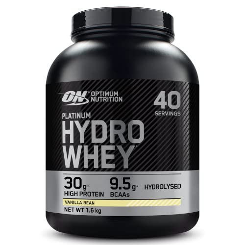 Optimum Nutrition Platinum Hydro Whey - 1.6kg / Vanilla - Protein Blend Powder (Whey Protein Concentrate Whey Protein
