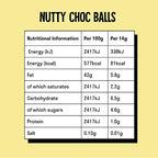 LoveRaw Nutty Choc Balls - 9x28g / Milk Choc - Vegan Protein Balls