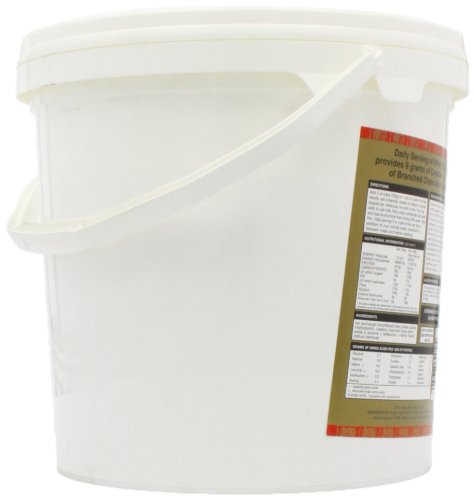 White plastic bucket with handle for NutriSport Weight Gain gain mass catalyst whey protein isolate