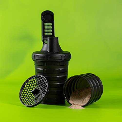 Grenade Shaker - 600ml / Black - Shaker Bottle (Less Than 2 Litres)