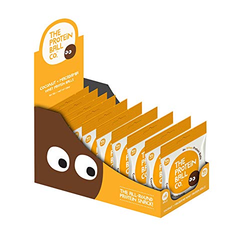 The Protein Ball Co Whey Protein Balls - 10x45g / Coconut & Macadamia - Protein Bars