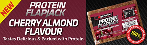 Vyomax Nutrition Protein Flapjacks - 12x100g / Cherry Almond - Protein Flapjacks