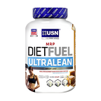 White USN Diet Fuel Ultralean meal replacement shake for high protein calorie control
